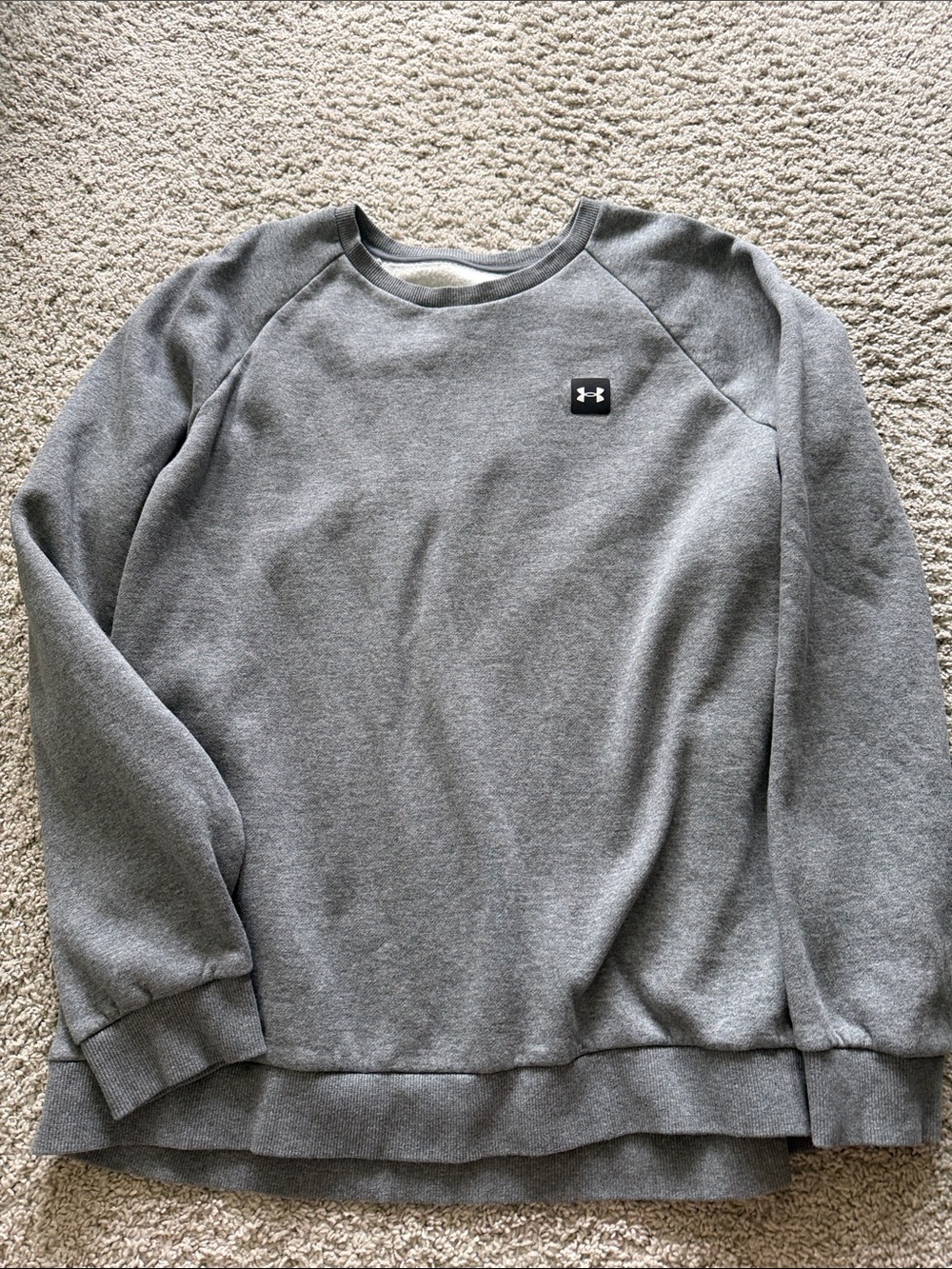 Under Armour Men's Gray Crewneck Sweatshirt